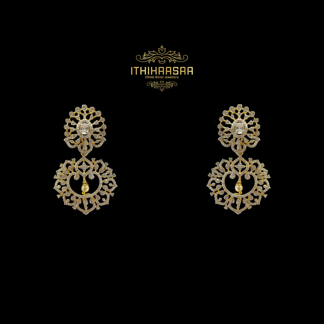 Ziana 6-in-1 CZ Convertible Earrings