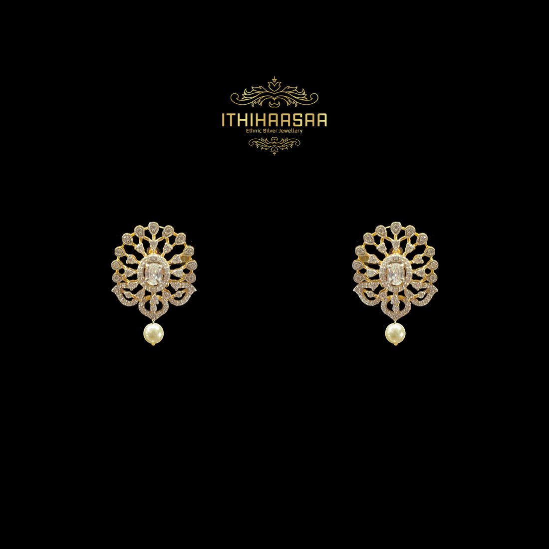 Ziana 6-in-1 CZ Convertible Earrings