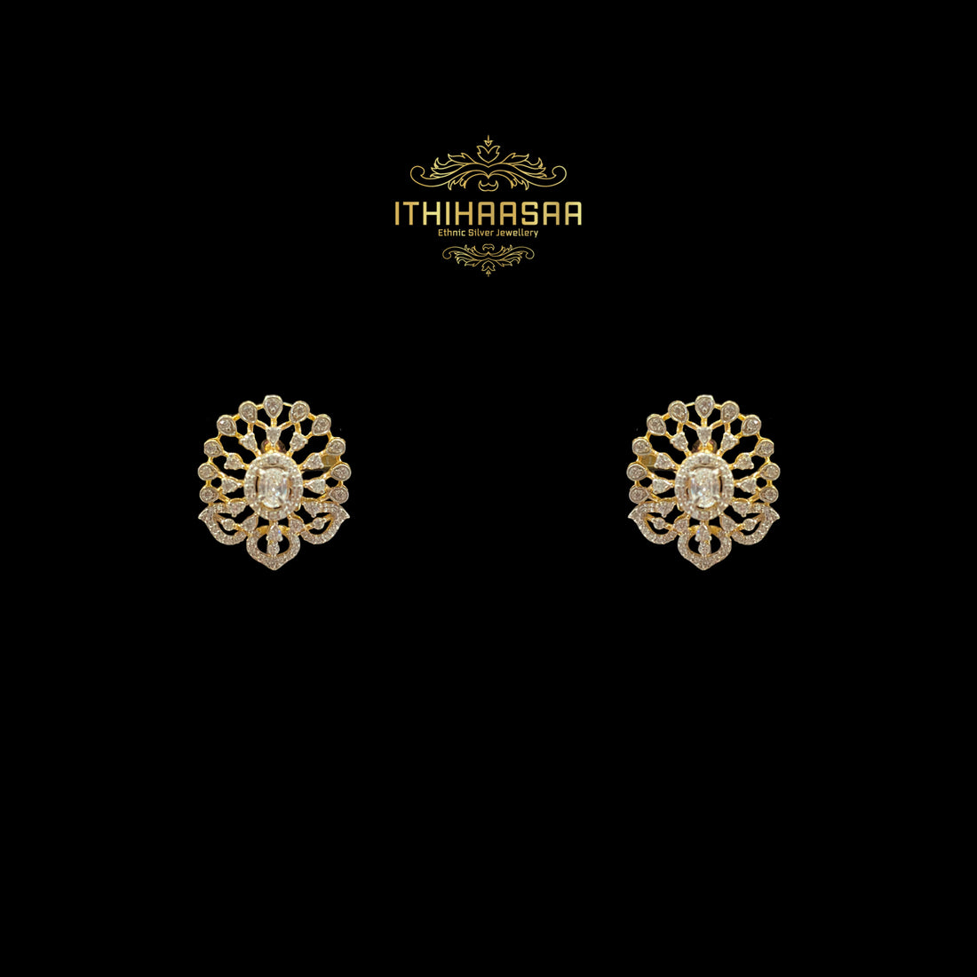 Ziana 6-in-1 CZ Convertible Earrings