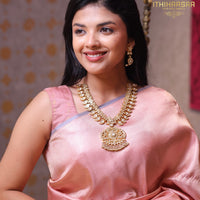 Meenakshi Polki Mango Necklace Set