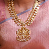 Meenakshi Polki Mango Necklace Set