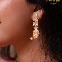 Meenakshi Polki Mango Necklace Set
