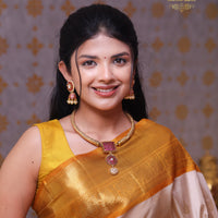 Aaradhya Antique Kundan Kante Necklace