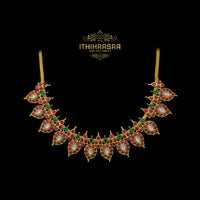 Aadhvika 2 in 1 Kundan Mango Necklace Set