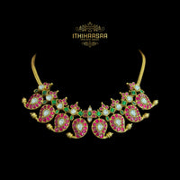 Madhumathi 2 in 1 Kundan Mango Necklace