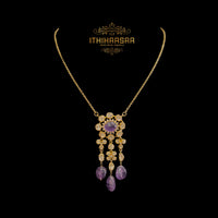 Taniera Tanzanite Hasli Necklace Set