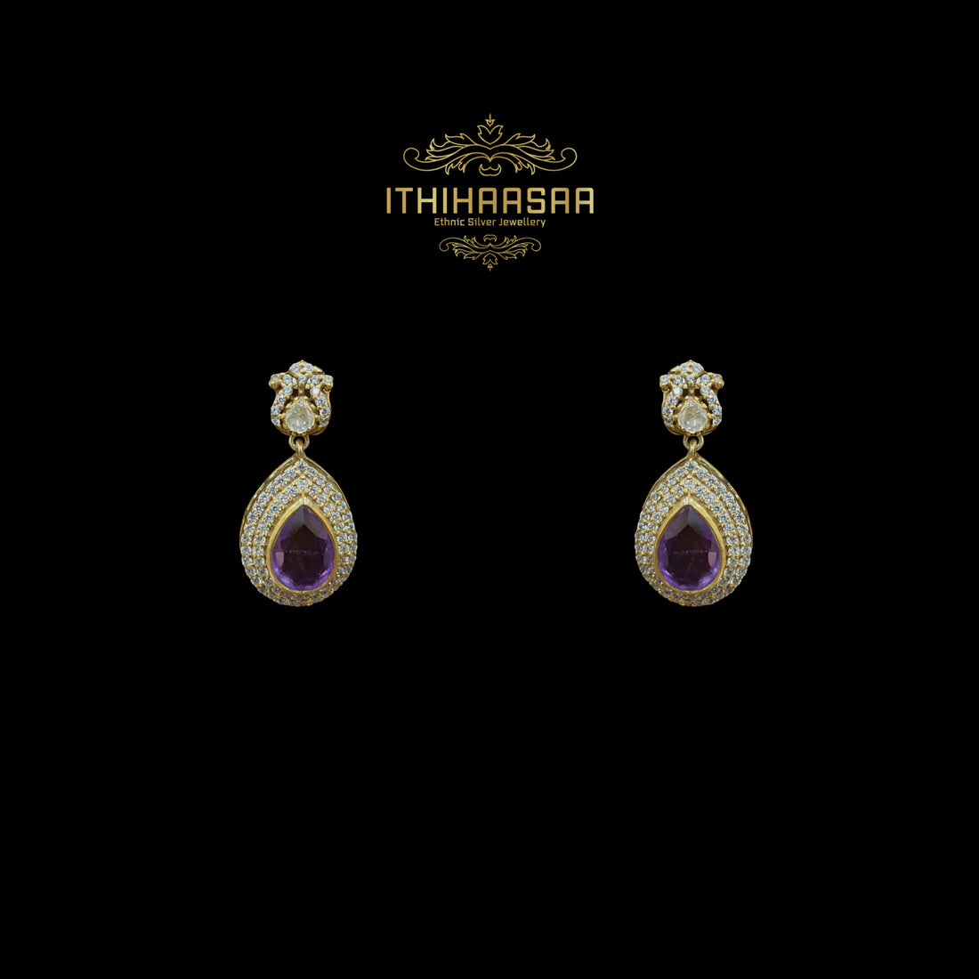 Hiranya Polki Pendant Set