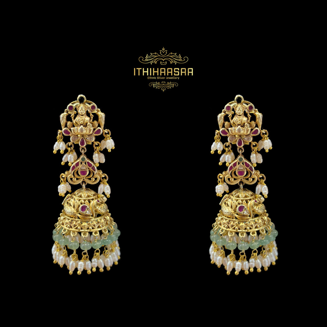 Nakshatra UncutPolki Pendant Set