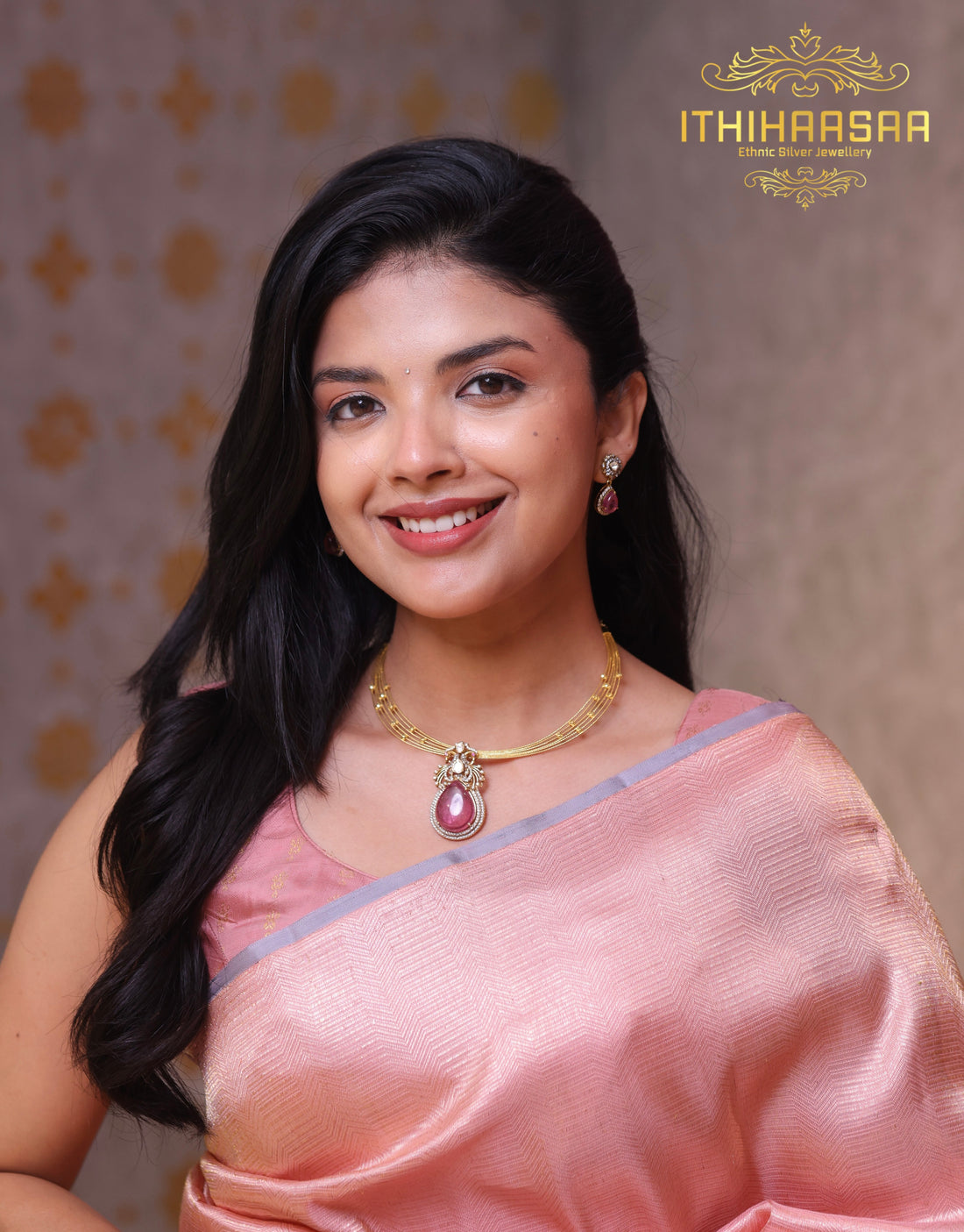 Ishanya Uncut Polki Hasli Set