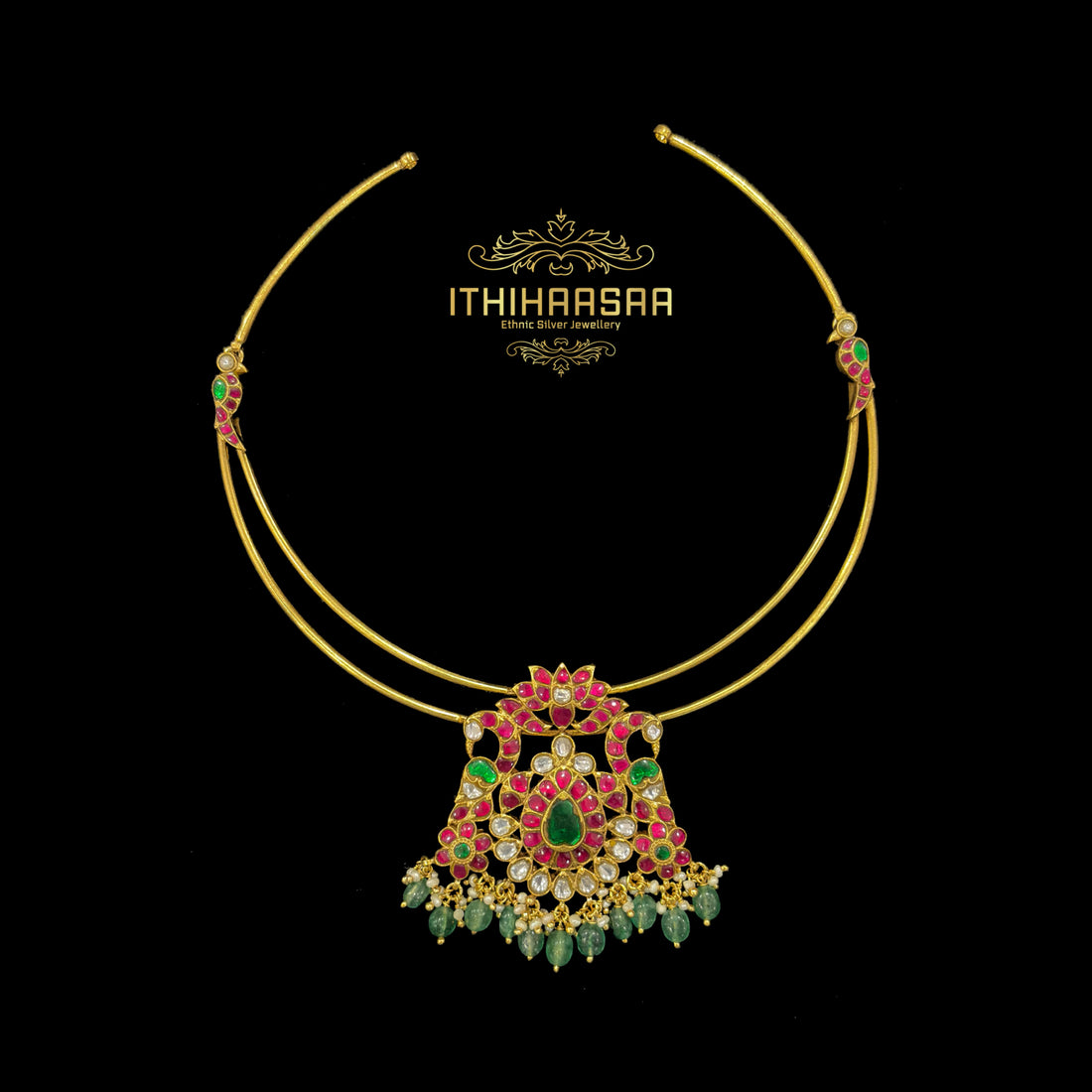 Ananya Antique Kante Necklace Set