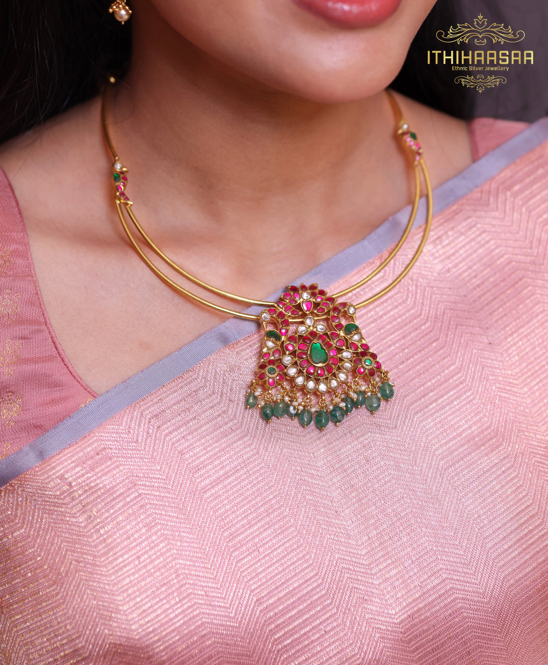 Ananya Antique Kante Necklace Set