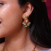 Vanya 2-in-1 Reversible Kundan Mango Hasli Necklace