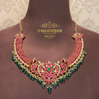 Padmika 3-in-1 Detachable Antique Kundan Necklace