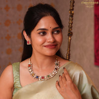 Rathna Mayuri - Victorian Navarathna Necklace