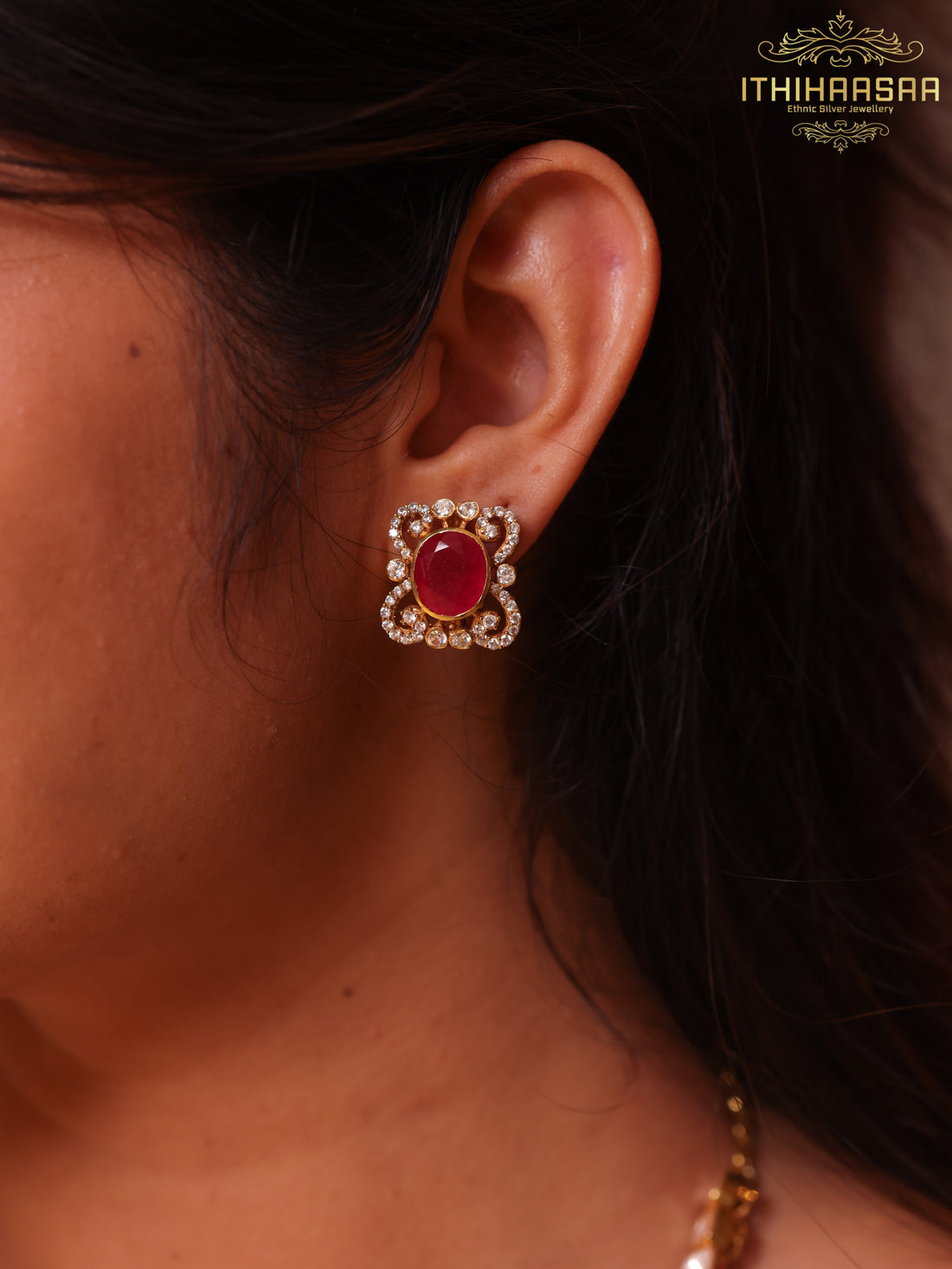 Rathna Mayuri - Victorian Navarathna Necklace