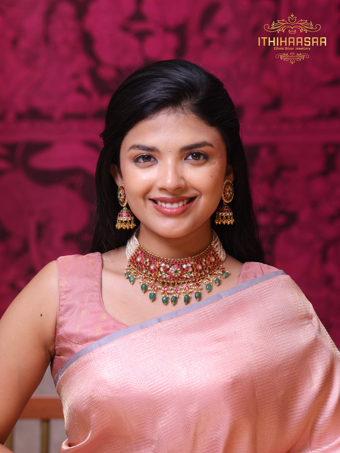 Anvitha - Grand Kundan Pearl Choker
