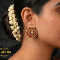 Convertible Kundan Earrings (2-in-1 Styling)
