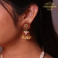 Mukta Manjari – 2 in 1 Real Pearl Kundan Mango Necklace