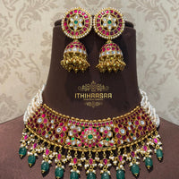 Anvitha - Grand Kundan Pearl Choker
