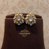 Vihana Uncut Polki Layered Pearl Haar Set