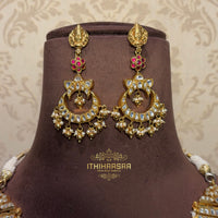 Ananya 10 in 1 Grand Antique Kundan Mango Mala