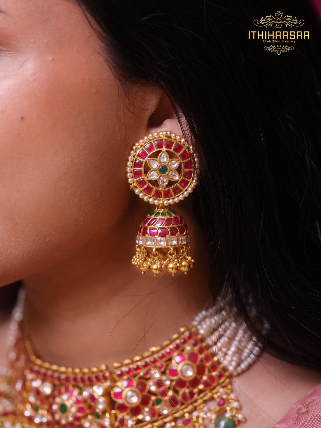 Anvitha - Grand Kundan Pearl Choker