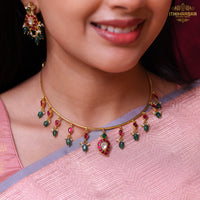 Vanya 2-in-1 Reversible Kundan Mango Hasli Necklace