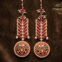 Mahini Grand Antique Kundan Necklace