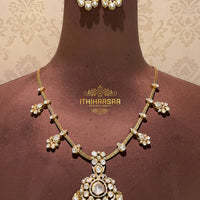Shrinika Statement Uncut Polki Necklace
