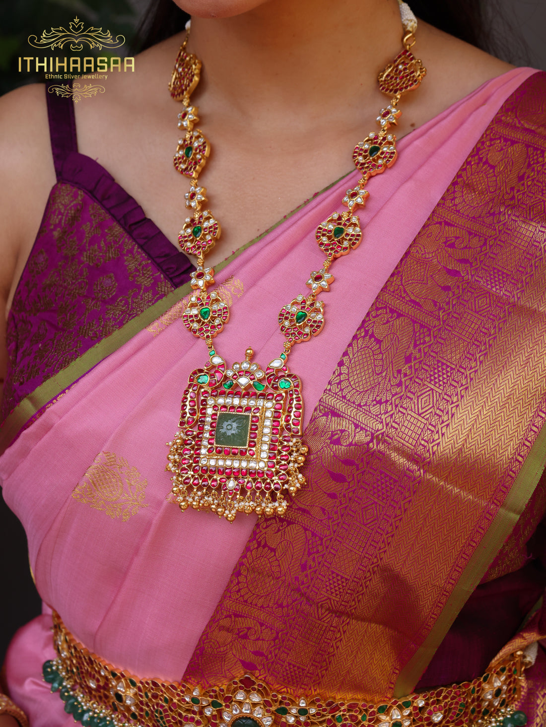 Padmavati - Grand Bridal Antique Kundan Long Haar