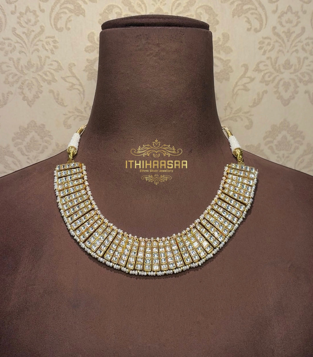 Ananya 10 in 1 Grand Antique Kundan Mango Mala