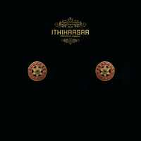 Rashmika Inspired Antique Kundan Necklace