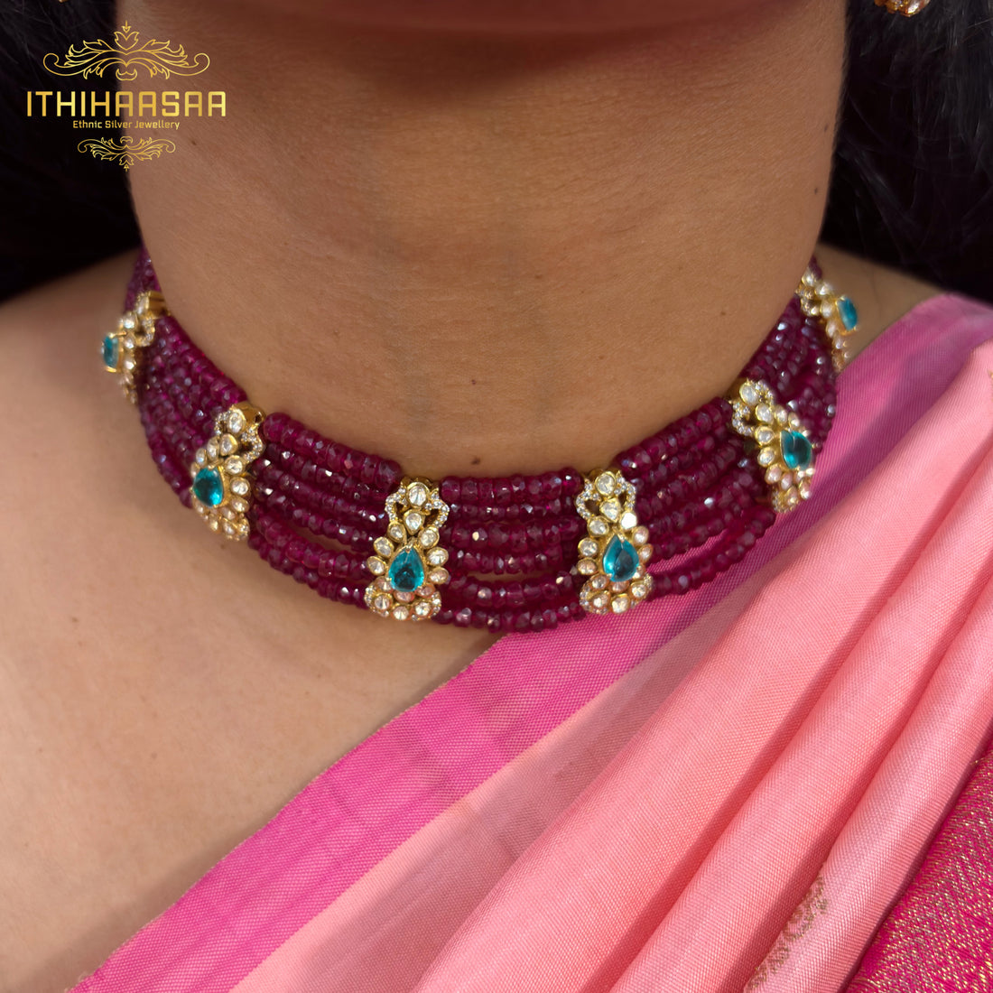 Victorian Choker with Earrings