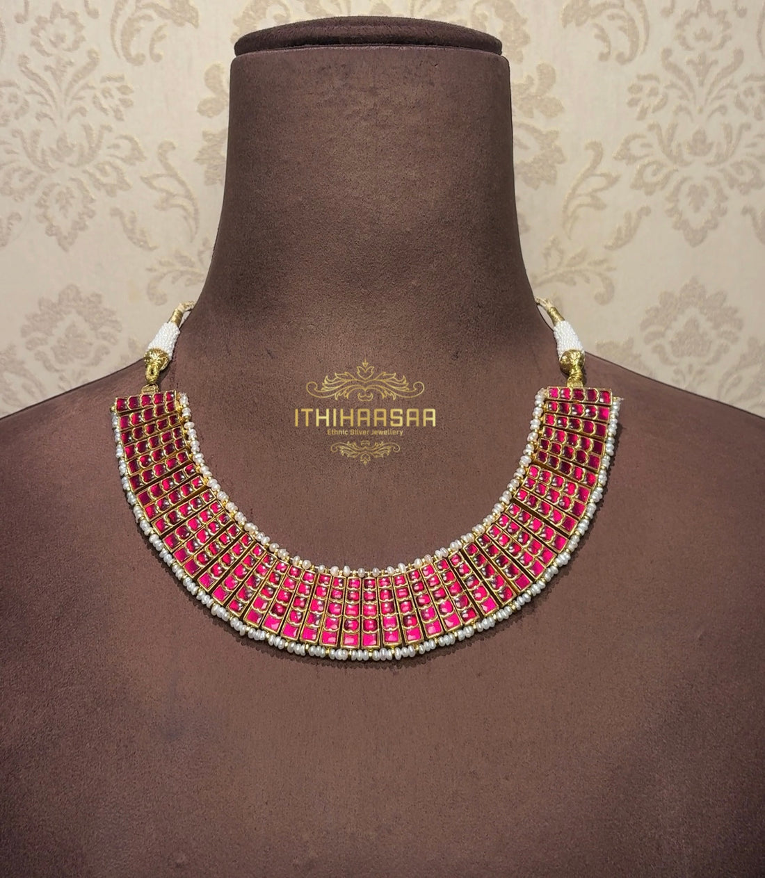 Ananya 10 in 1 Grand Antique Kundan Mango Mala