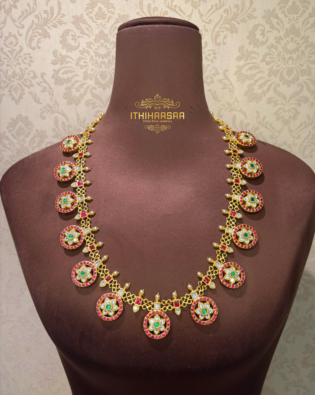 Ragini - 4 in 1 Reversible Bottu Mala / Waistbelt