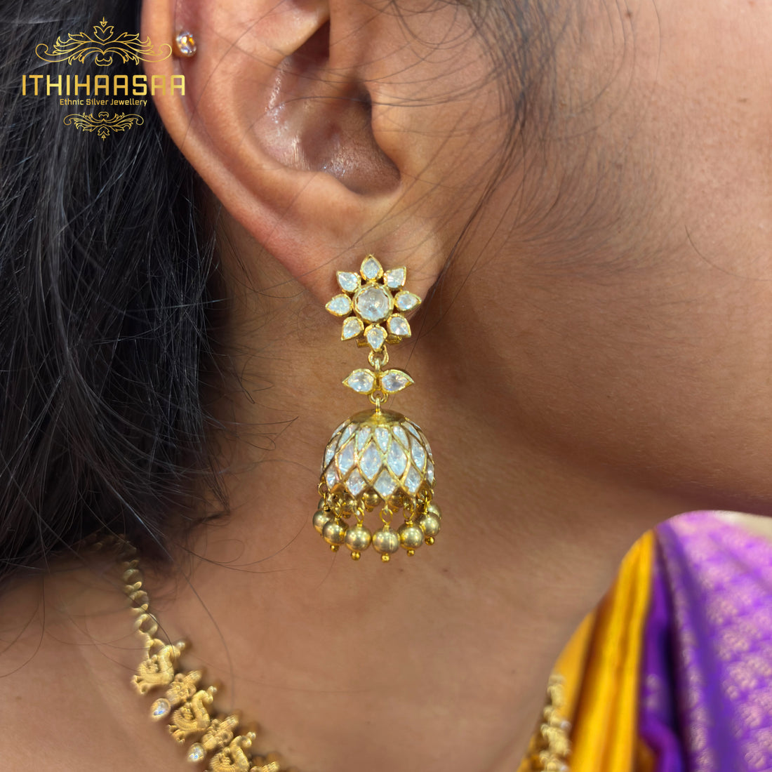 Yashika Uncut Polki Necklace