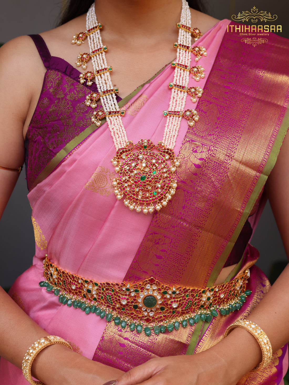 Anamika Antique Kundan Bridal Set