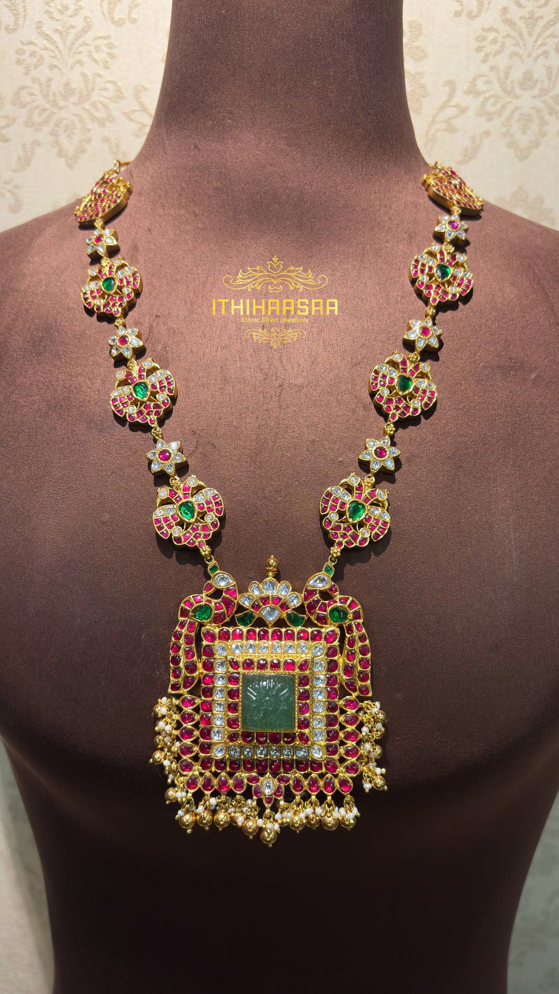 Padmavati - Grand Bridal Antique Kundan Long Haar