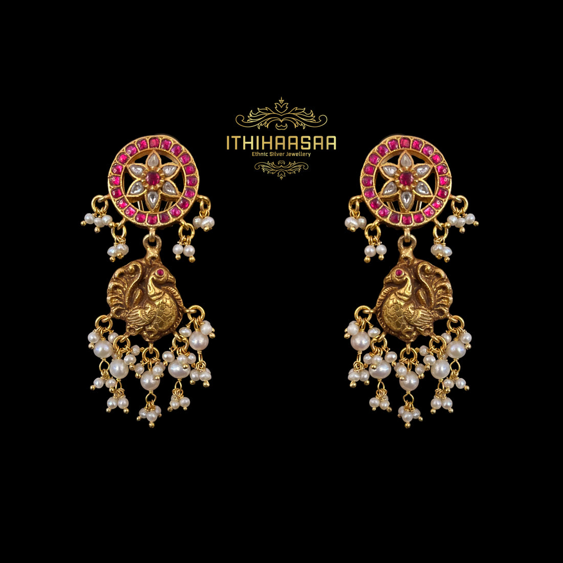 Madhuri Antique Kundan Necklace