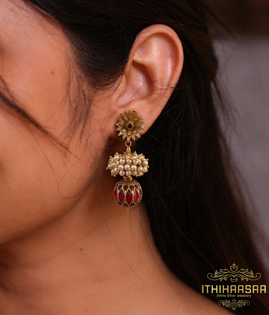 Antique Pearl Earrings