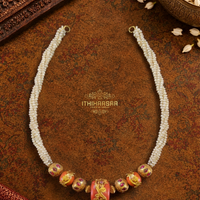 Thiya Pearl & Coral Necklace