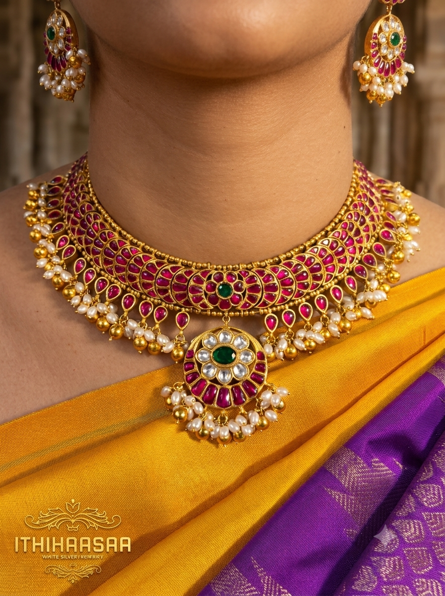 Divita Reversible Kundan Necklace