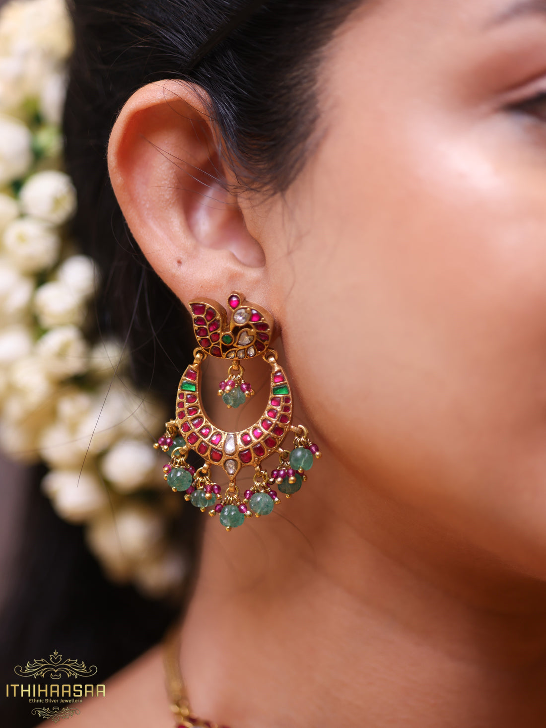 Mayura 3-in-1 Antique Jadau Kundan Necklace Set