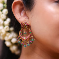 Mayura 3-in-1 Antique Jadau Kundan Necklace Set
