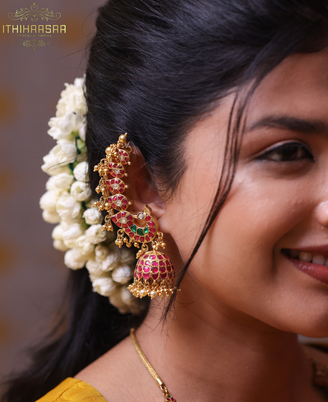 Padmika 3-in-1 Detachable Antique Kundan Necklace