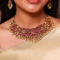 Adhini Antique Kundan Necklace