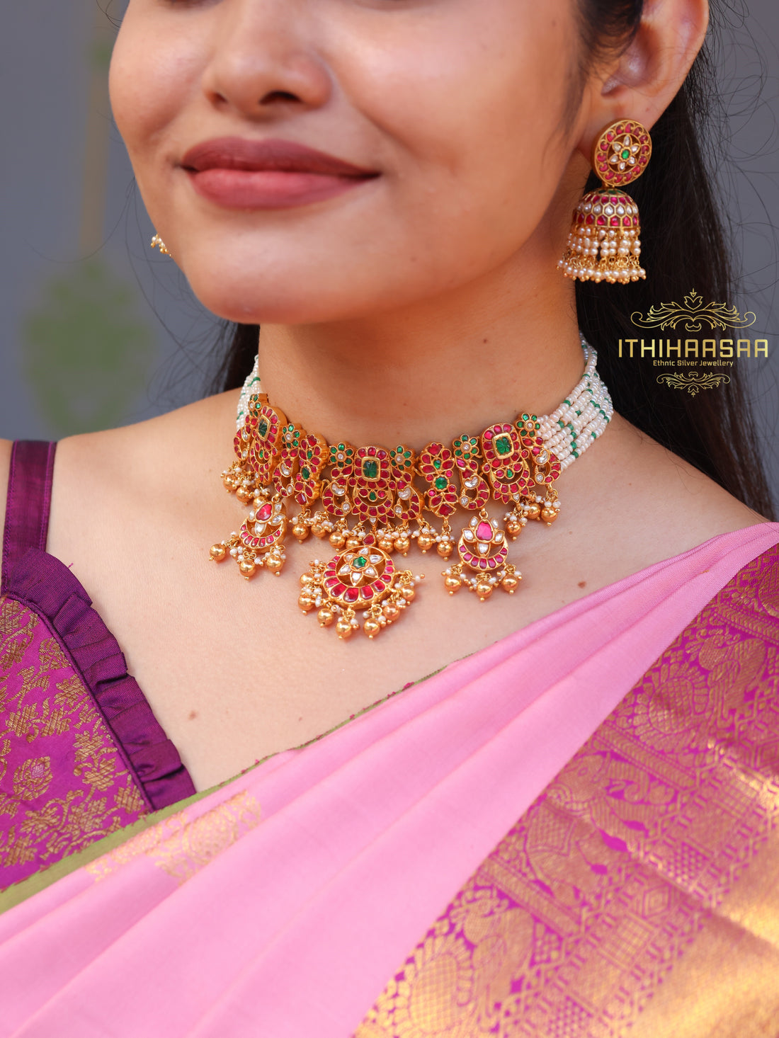 Mukti Antique Kundan Choker