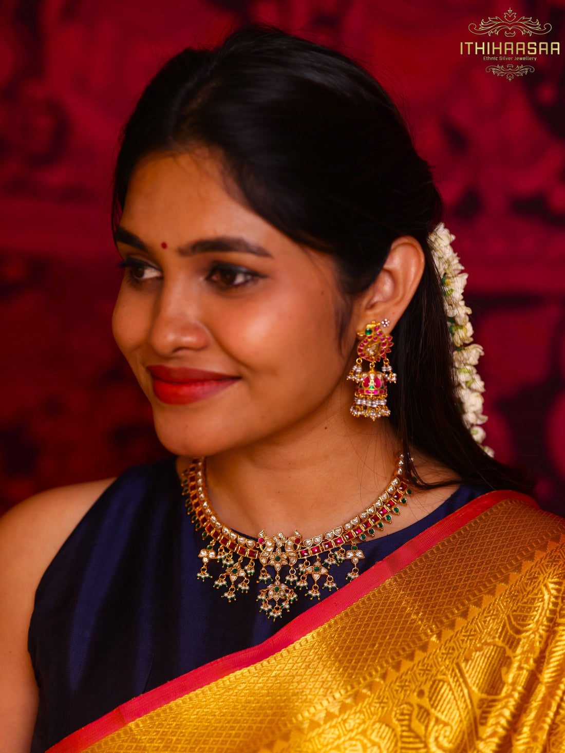 Rithya Antique Kundan Necklace