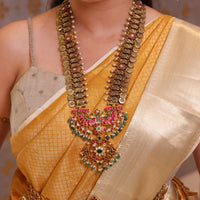 Grand Antique Kundan Kasu Mala