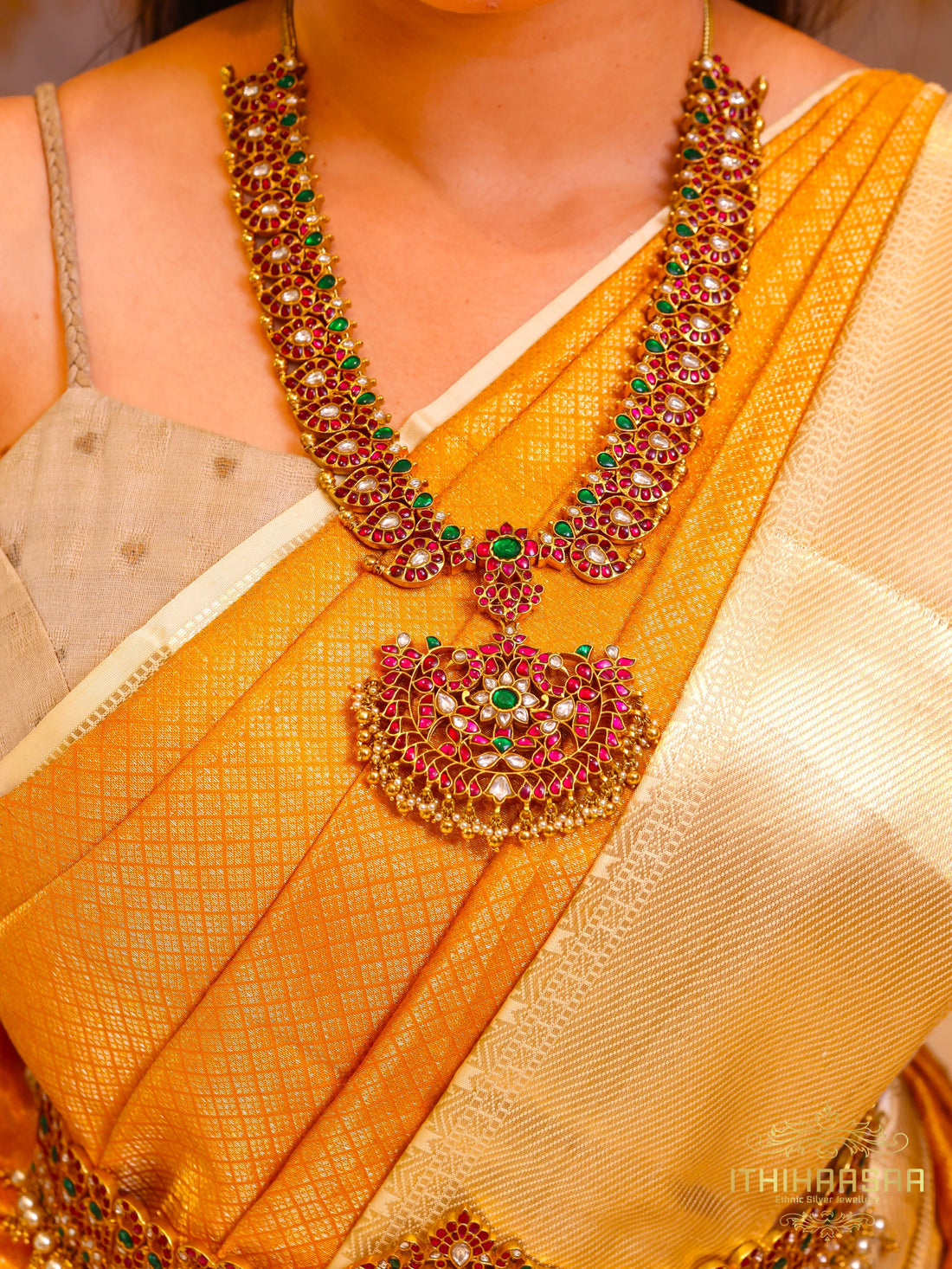 Vamika - Grand Bridal Double Side Mango Haar